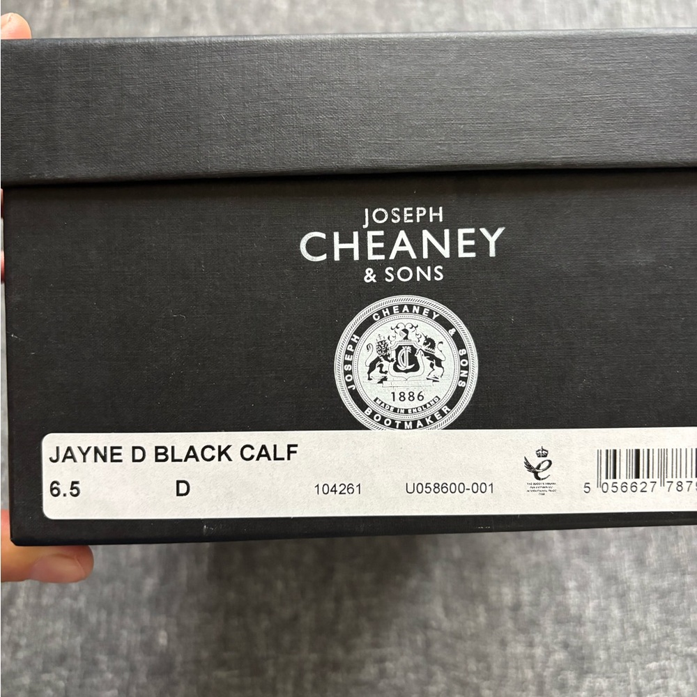 Joseph Cheaney and Sons Classic Black Mary Jane Women's Shoes - Picture 12 of 12